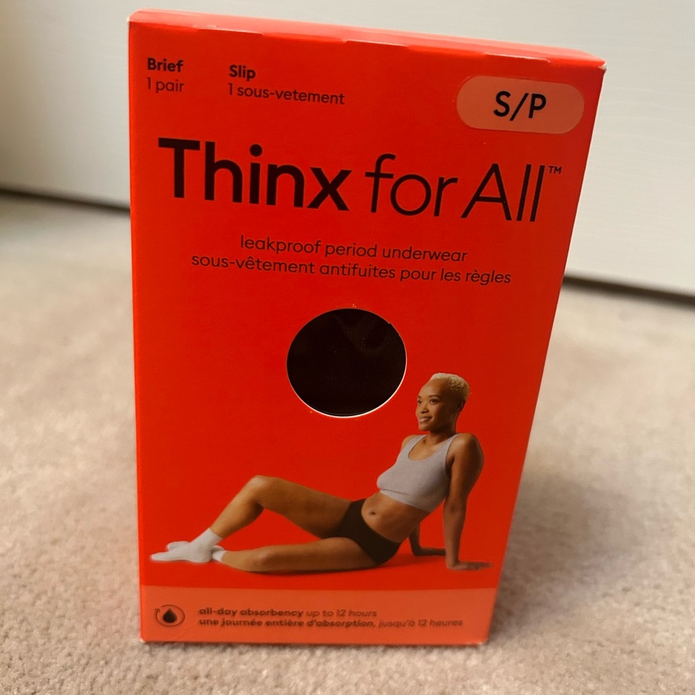Thinx for All period underwear size small reusable